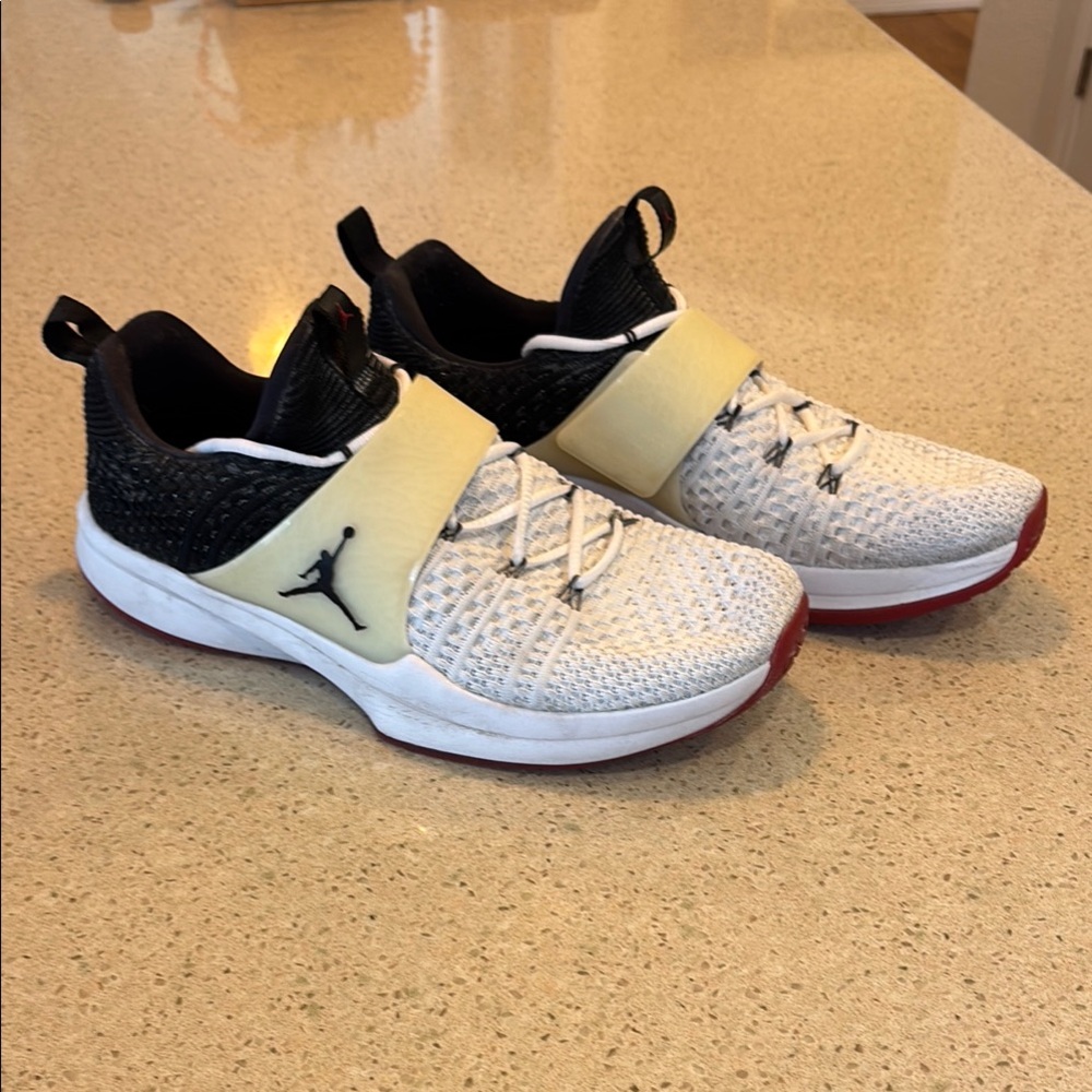 Jordan White and Black Training Shoes